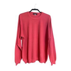 Mark Shale red crewneck sweater large